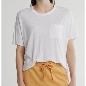 James Perse White Short Sleeve Tee